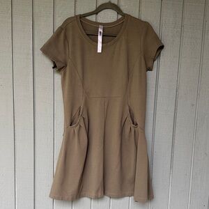 Wilt Gray Dress Short Sleeve Dress XL